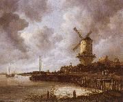 Jacob van Ruisdael The mill by District by Duurstede oil on canvas